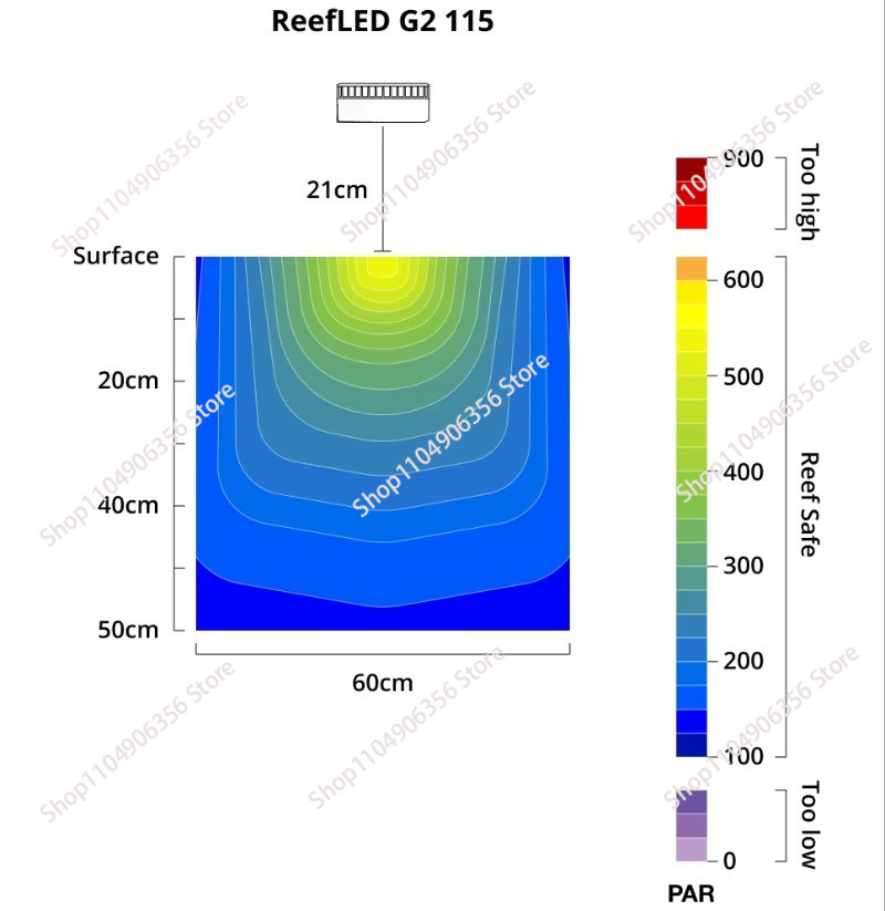 New LED 60w Aquarium Light Bes - Reef Aquarium 评论和价格
